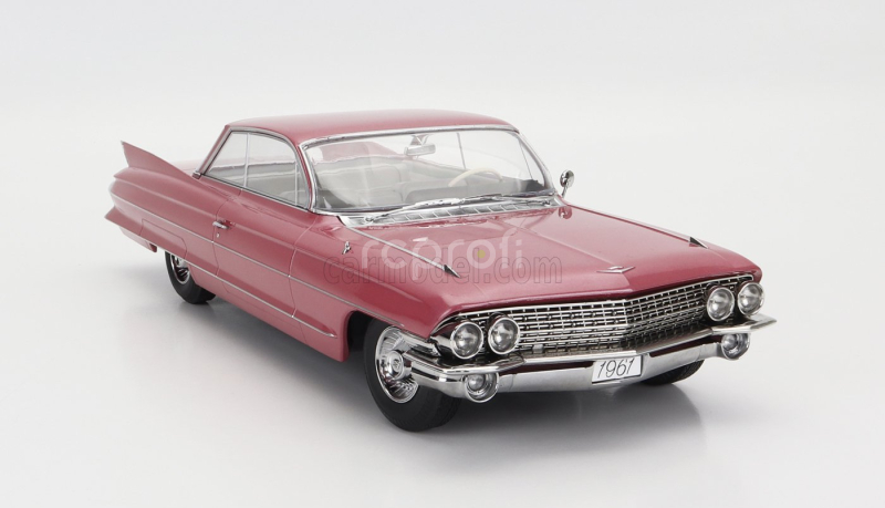 Kk-scale Cadillac Series 62 Coupe Deville 1961 1:18 Pink