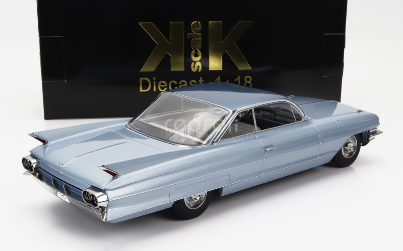 Kk-scale Cadillac Series 62 Coupe Deville 1961 1:18 Světle Modrá Met