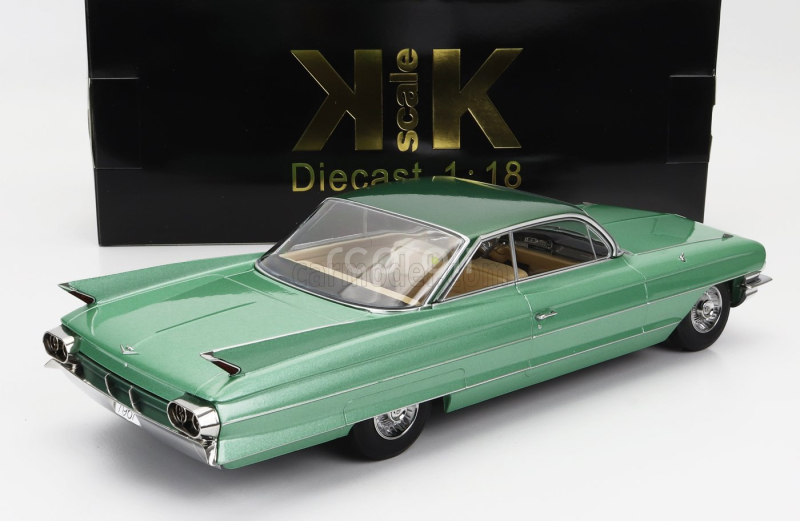 Kk-scale Cadillac Series 62 Coupe Deville 1961 1:18 Světle Zelená Met