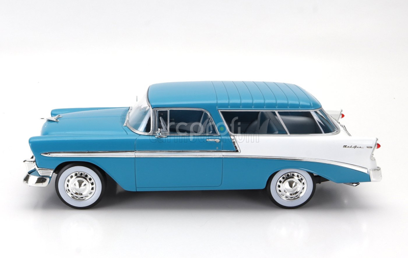 Kk-scale Chevrolet Bel Air Nomad Sw Station Wagon 1956 1:18 Tyrkysově Bílá