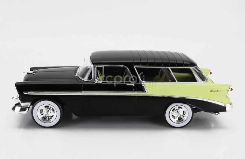 Kk-scale Chevrolet Bel Air Nomad Sw Station Wagon Custom 1956 1:18 Černá Žlutá