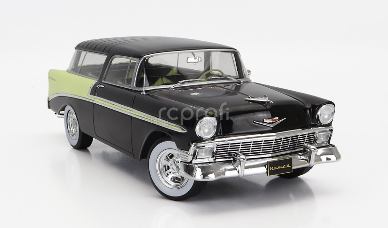 Kk-scale Chevrolet Bel Air Nomad Sw Station Wagon Custom 1956 1:18 Černá Žlutá