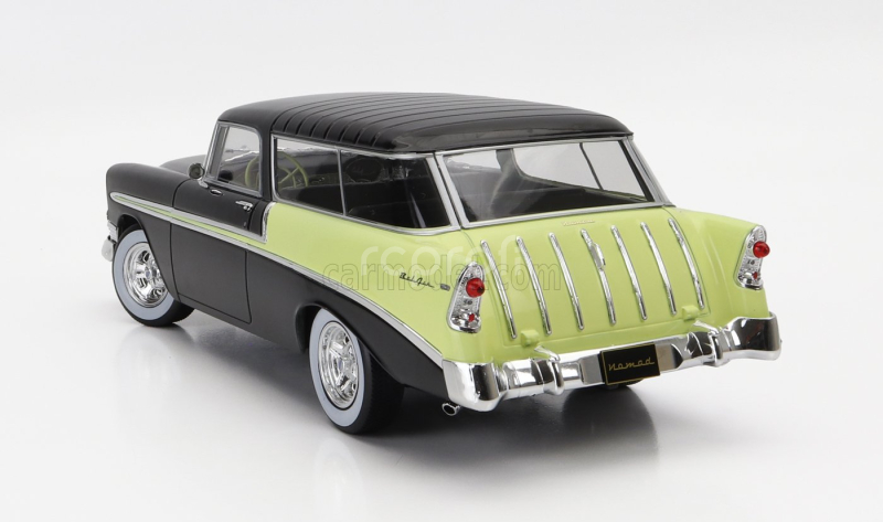 Kk-scale Chevrolet Bel Air Nomad Sw Station Wagon Custom 1956 1:18 Černá Žlutá