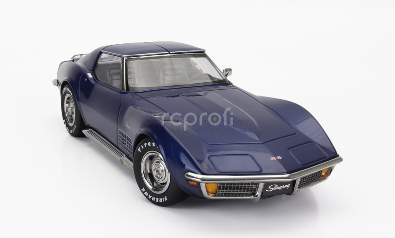 Kk-scale Chevrolet Corvette C3 1972 - With Removable Roof Parts 1:18 Blue