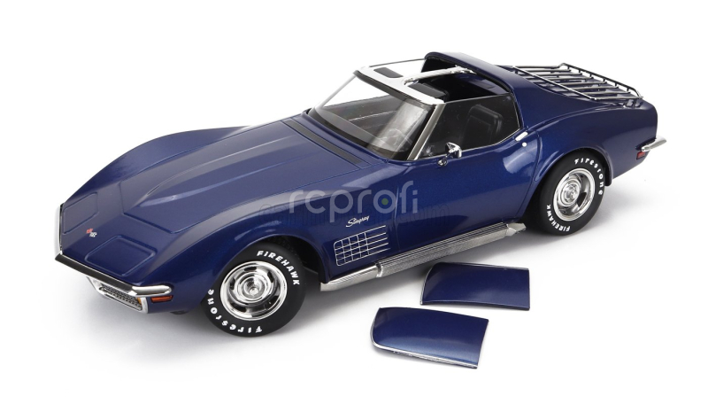 Kk-scale Chevrolet Corvette C3 1972 - With Removable Roof Parts 1:18 Blue