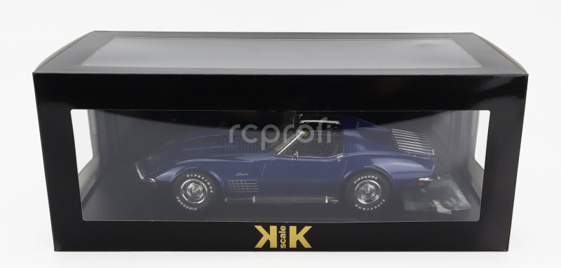 Kk-scale Chevrolet Corvette C3 1972 - With Removable Roof Parts 1:18 Blue