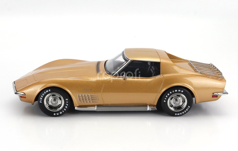 Kk-scale Chevrolet Corvette C3 1972 - With Removable Roof Parts 1:18 Gold Met