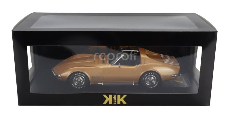 Kk-scale Chevrolet Corvette C3 1972 - With Removable Roof Parts 1:18 Gold Met