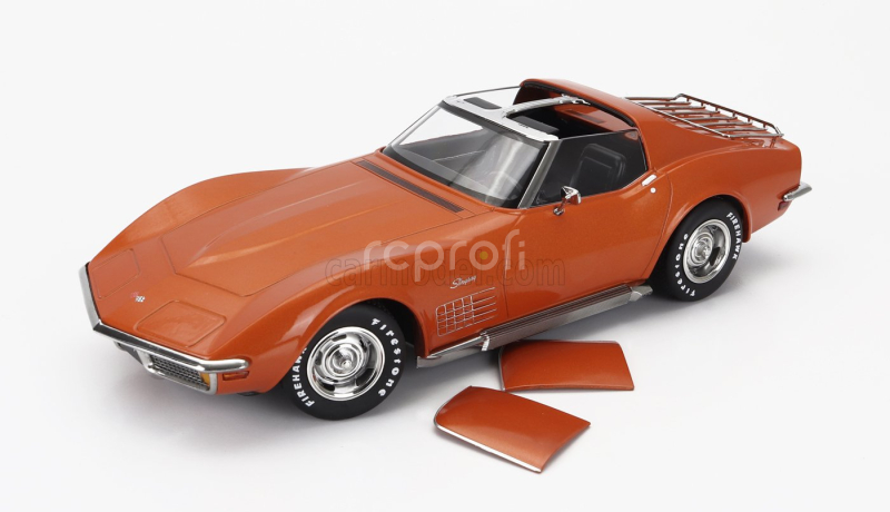 Kk-scale Chevrolet Corvette C3 1972 - With Removable Roof Parts 1:18 Orange