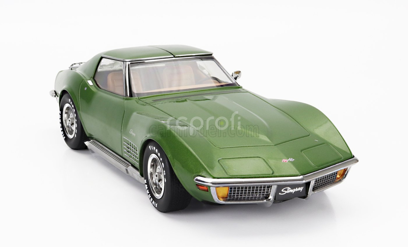 Kk-scale Chevrolet Corvette C3 1972 - With Removable Roof Parts 1:18 Zelená
