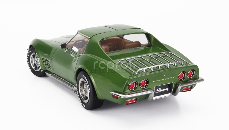 Kk-scale Chevrolet Corvette C3 1972 - With Removable Roof Parts 1:18 Zelená