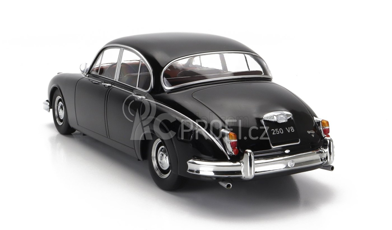 Kk-scale Daimler 250 V6 Lhd 1962 - Bordeaux Interior 1:18 Black