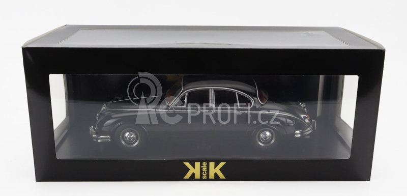 Kk-scale Daimler 250 V6 Lhd 1962 - Bordeaux Interior 1:18 Black