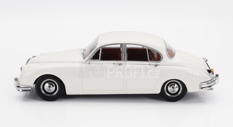 Kk-scale Daimler 250 V6 Lhd 1962 - Brown Interior 1:18 Bílá