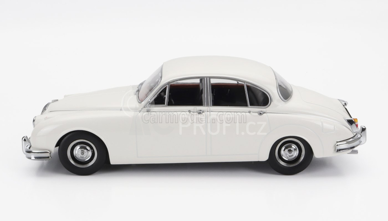 Kk-scale Daimler 250 V6 Rhd 1962 - Black Interior 1:18 Bílá