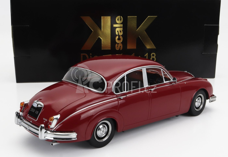 Kk-scale Daimler 250 V6 Rhd 1962 - Black Interior 1:18 Red