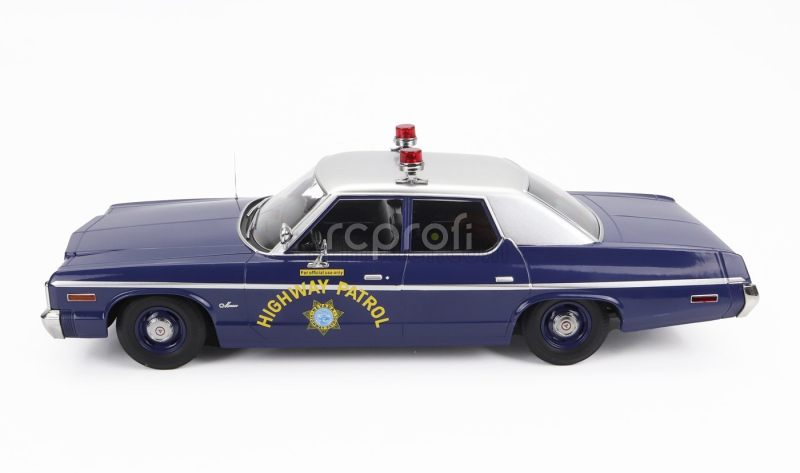 Kk-scale Dodge Monaco Nevada Highway Patrol Police 1974 1:18 Modrá Bílá