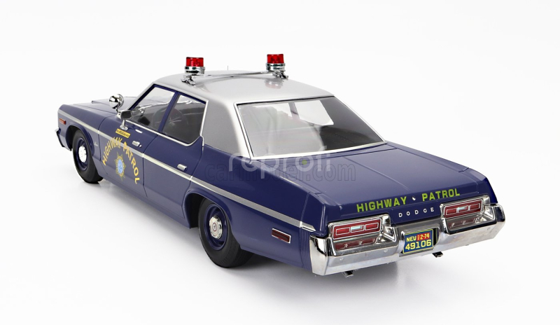 Kk-scale Dodge Monaco Nevada Highway Patrol Police 1974 1:18 Modrá Bílá