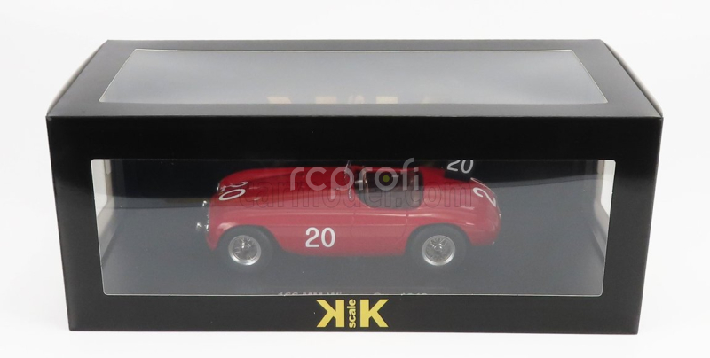 Kk-scale Ferrari 166mm 2.0l V12 N 20 Winner Spa Francorchamps 1949 L.chinetti - J.lucas 1:18 Red