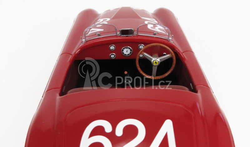 Kk-scale Ferrari 166mm 2.0l V12 Spider N 624 1:18, červená