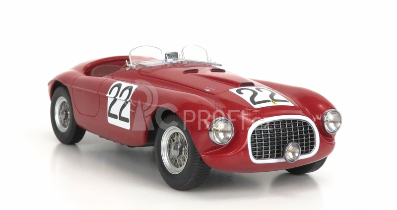 Kk-scale Ferrari 166mm Barchetta 2.0l V12 Spider Team N 22 1:18, červená