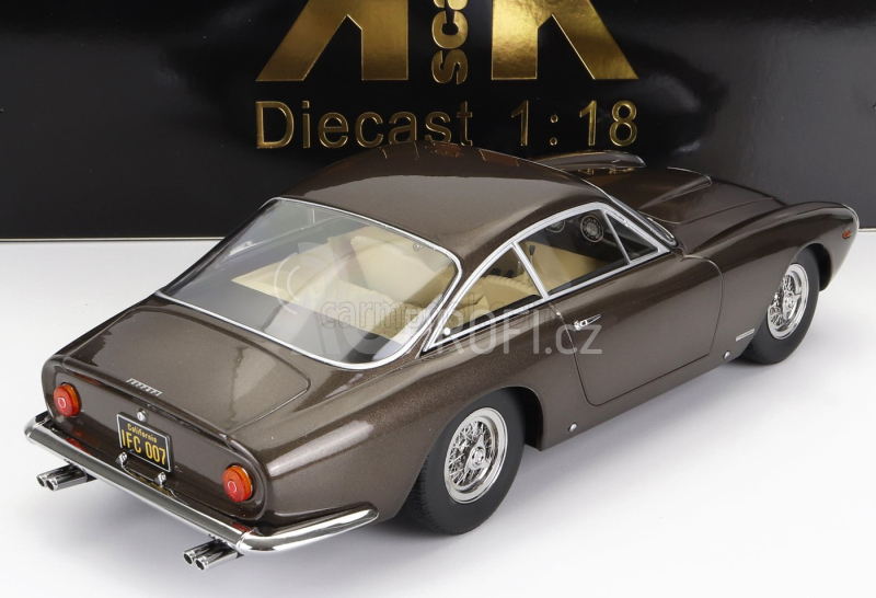 Kk-scale Ferrari 250 Gt Lusso 1962 - Personal Car Steve Mcqueen 1:18 Brown Met