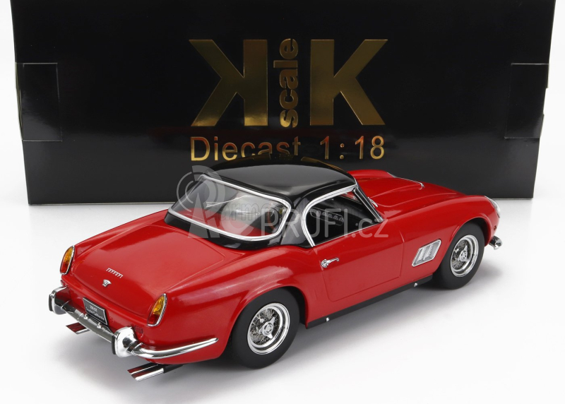 Kk-scale Ferrari 250gt California Spider With Hard-top 1960 1:18 Červená Černá