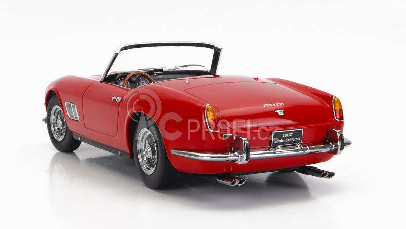 Kk-scale Ferrari 250gt California Spider With Hard-top 1960 1:18 Červená Černá