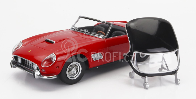 Kk-scale Ferrari 250gt California Spider With Hard-top 1960 1:18 Červená Černá