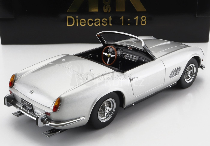 Kk-scale Ferrari 250gt California Spider With Hard-top 1960 1:18 Silver
