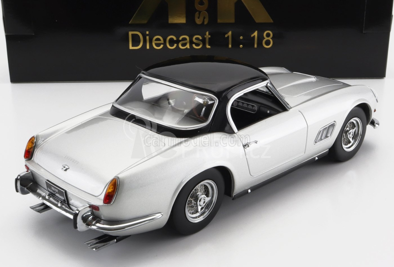 Kk-scale Ferrari 250gt California Spider With Hard-top 1960 1:18 Silver