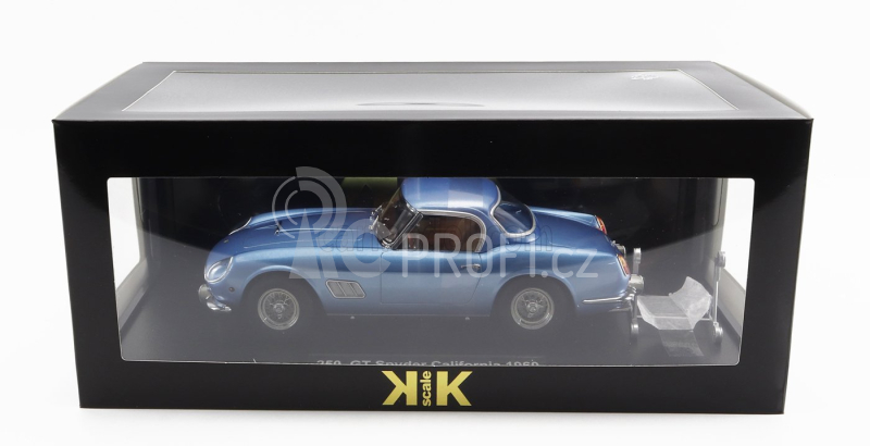Kk-scale Ferrari 250gt California Spider With Hard-top 1960 1:18 Světle Modrá Met