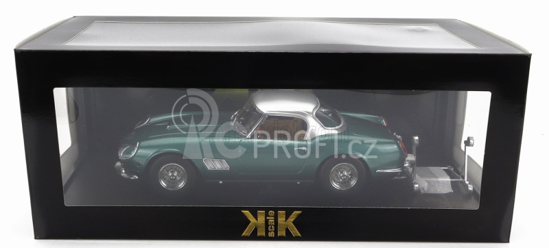 Kk-scale Ferrari 250gt California Spider With Hard-top 1960 1:18 Zelená Se Stříbrnou