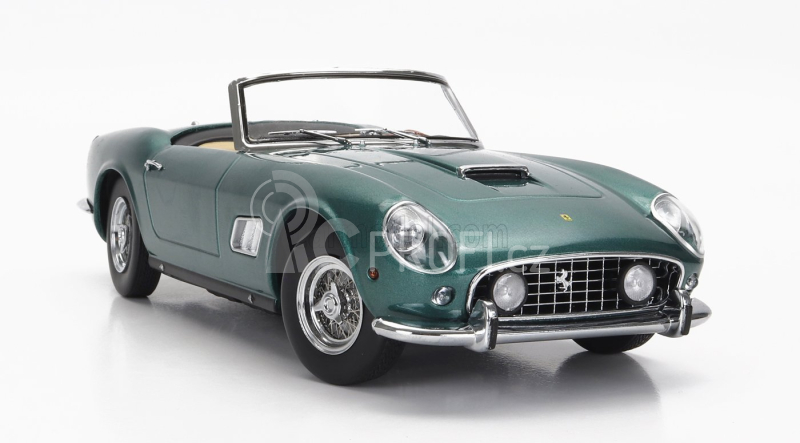 Kk-scale Ferrari 250gt California Spider With Hard-top 1960 1:18 Zelená Se Stříbrnou