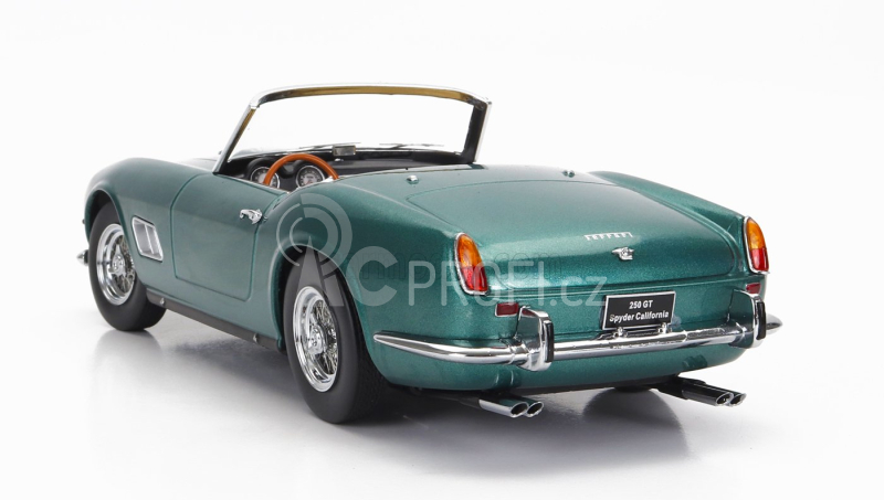 Kk-scale Ferrari 250gt California Spider With Hard-top 1960 1:18 Zelená Se Stříbrnou