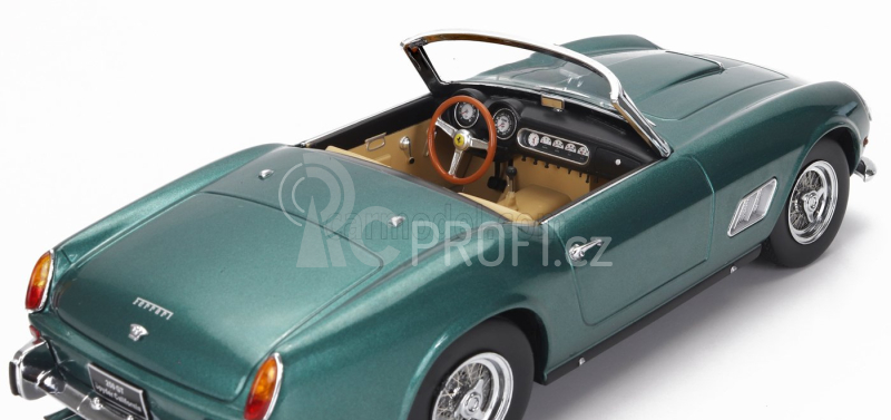 Kk-scale Ferrari 250gt California Spider With Hard-top 1960 1:18 Zelená Se Stříbrnou