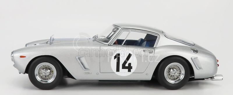 Kk-scale Ferrari 250gt Swb 3.0l V12 Team Noblet N 14 1:18, stříbrná