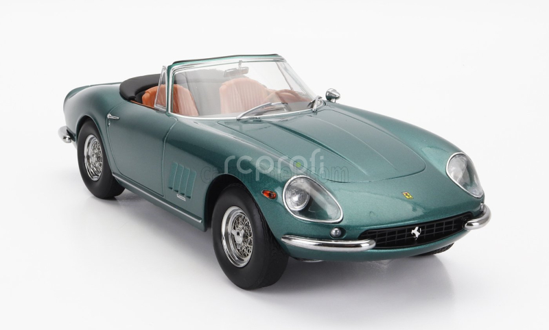 Kk-scale Ferrari 275 Gtb/4 Nart Spider 1967 1:18 Green Met