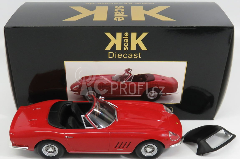 Kk-scale Ferrari 275 Gtb/4 Nart Spider 1967 1:18 Red