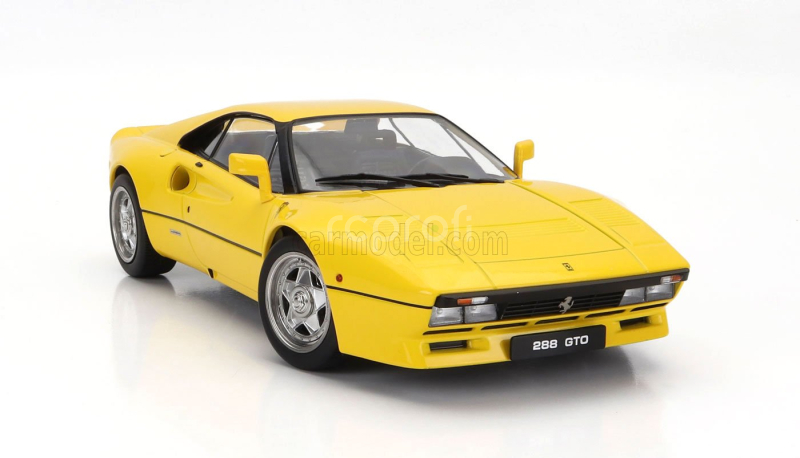 Kk-scale Ferrari 288 Gto 1984 1:18 Žlutá