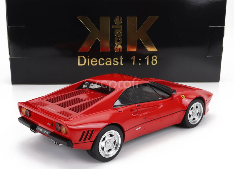 Kk-scale Ferrari 288 Gto 1984 (black Red Interior) 1:18 Red