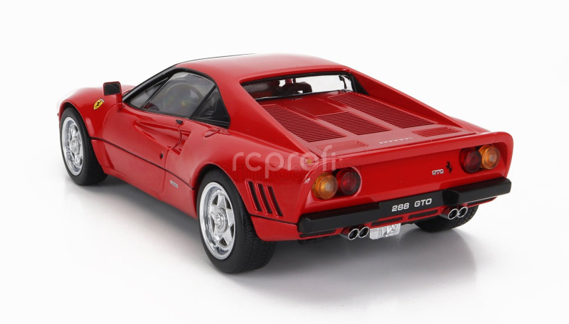 Kk-scale Ferrari 288 Gto 1984 (black Red Interior) 1:18 Red