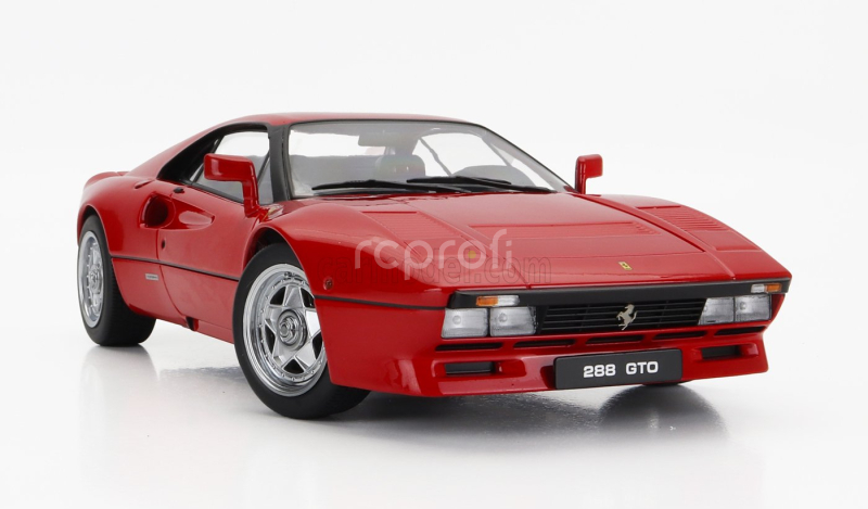 Kk-scale Ferrari 288 Gto 1984 (black Red Interior) 1:18 Red