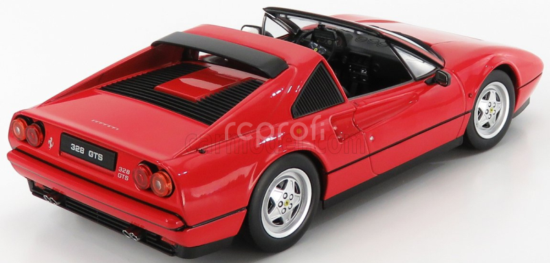 Kk-scale Ferrari 328 Gts Spider With Removable Hard-top 1985 1:18 Red