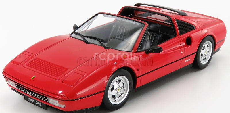 Kk-scale Ferrari 328 Gts Spider With Removable Hard-top 1985 1:18 Red