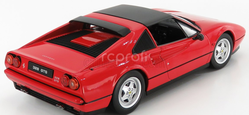 Kk-scale Ferrari 328 Gts Spider With Removable Hard-top 1985 1:18 Red