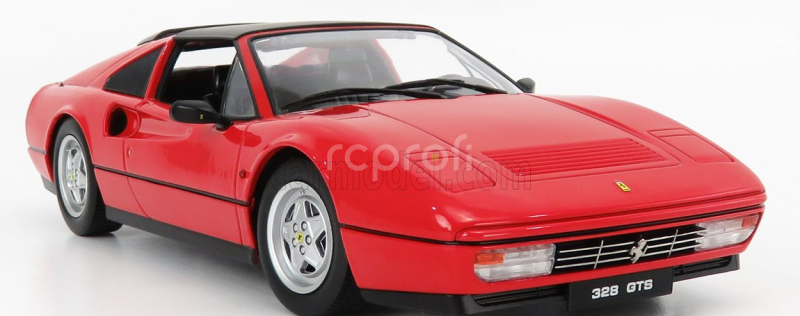 Kk-scale Ferrari 328 Gts Spider With Removable Hard-top 1985 1:18 Red
