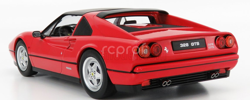 Kk-scale Ferrari 328 Gts Spider With Removable Hard-top 1985 1:18 Red