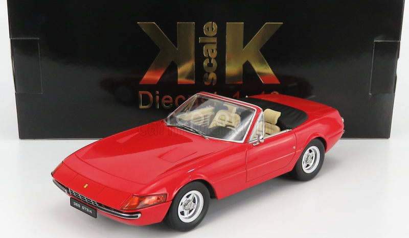 Kk-scale Ferrari 365 Gtb Daytona Spider Open 2-series 1971 1:18 Red