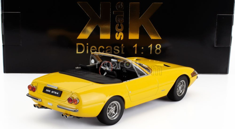 Kk-scale Ferrari 365 Gts Daytona Spider 1-series Open 1969 1:18 Žlutá
